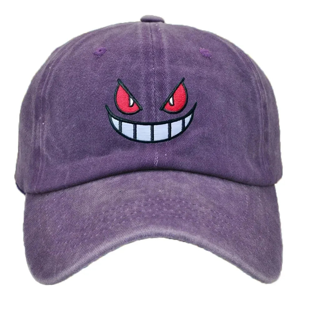 Pokemon Gengar Caps Snapback Hats Adjustable One Size